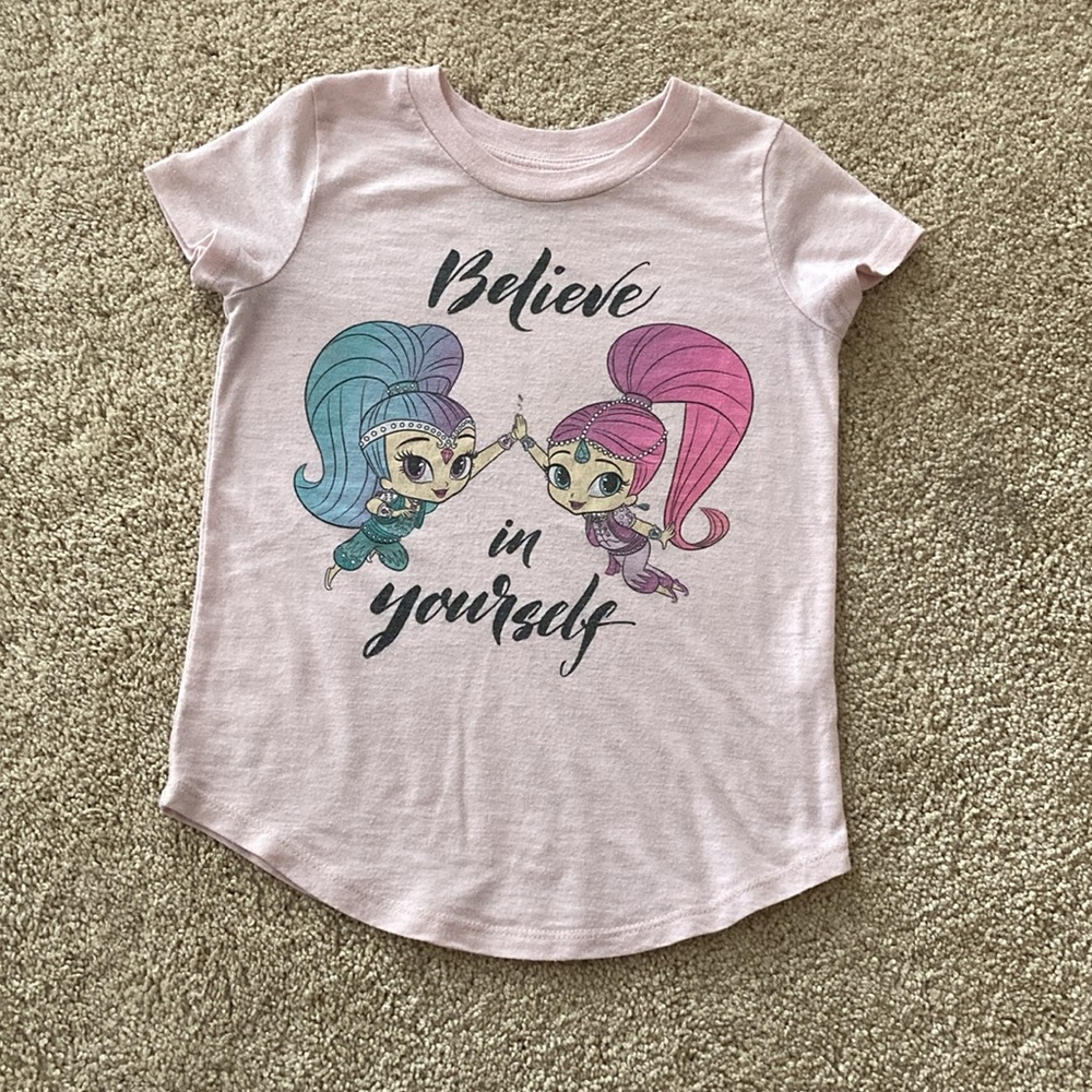 Toddler girls shirt. 4T. Shimmer and Shine. Has some wear.